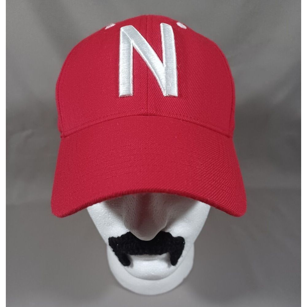 Nebraska Cornhuskers Hat Fitted 7 1/8 Red Embroidered‎ Top Of The World